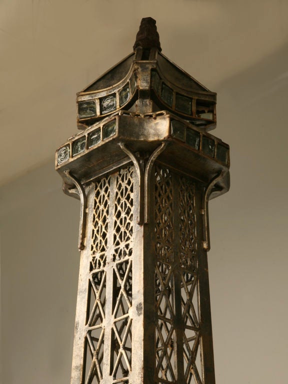 Vintage French 11' Steel Eiffel Tower Replica 1