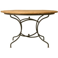 c.1950 French Folding Wine Table