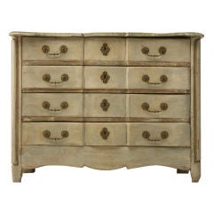 c.1850 Painted French Serpentine Commode