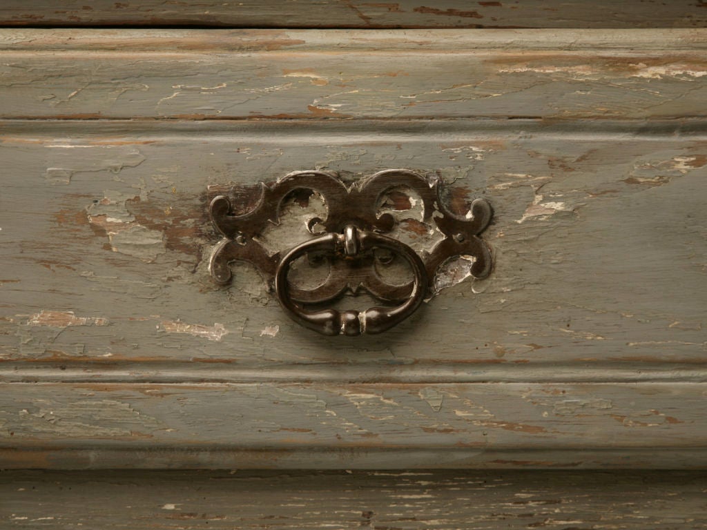 Antique 18th Century French Painted Louis XV Buffet, Restored In Good Condition In Chicago, IL