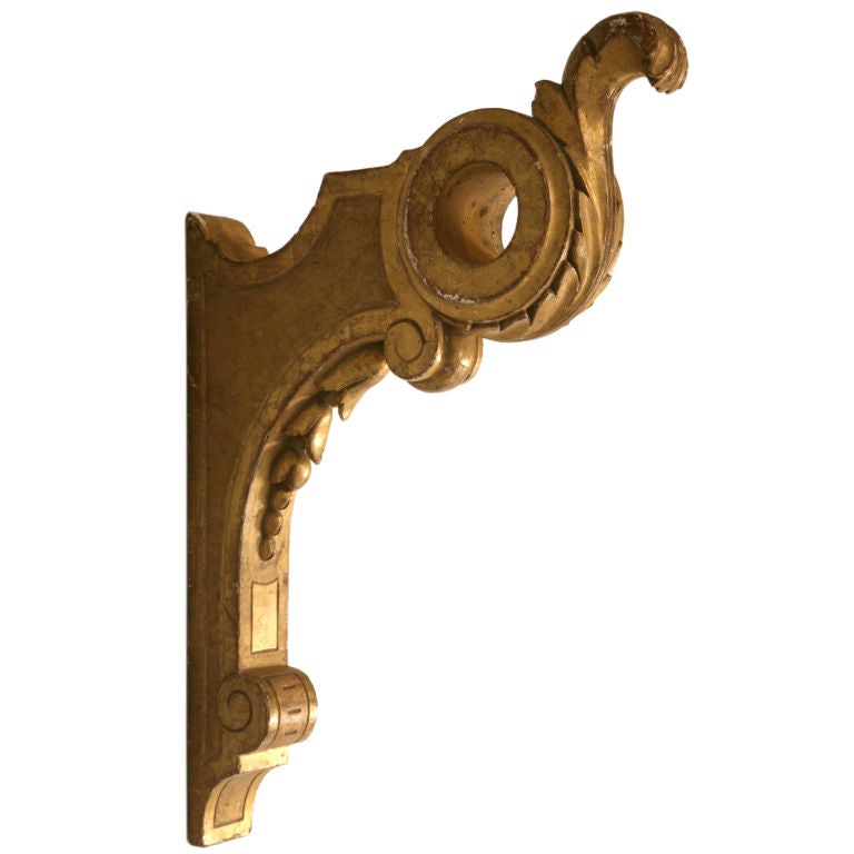 c.1860 Original Antique French Gilt Bracket