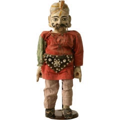 c.1910 Antique English Wooden Merchant Doll 6