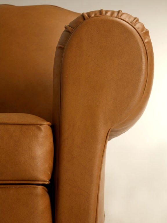 c.1950 Pair of Vintage French Moustache Back Club Chairs 2