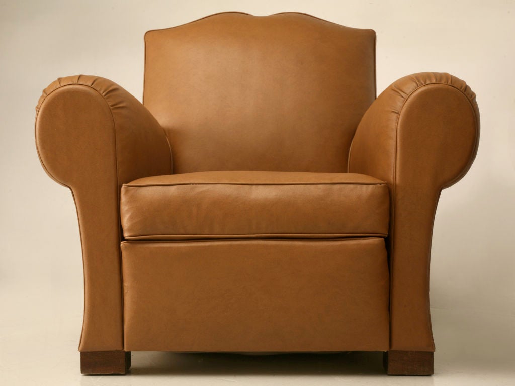 c.1950 Pair of Vintage French Moustache Back Club Chairs 3