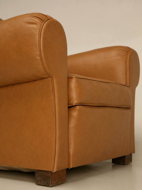 c.1950 Pair of Vintage French Moustache Back Club Chairs 4