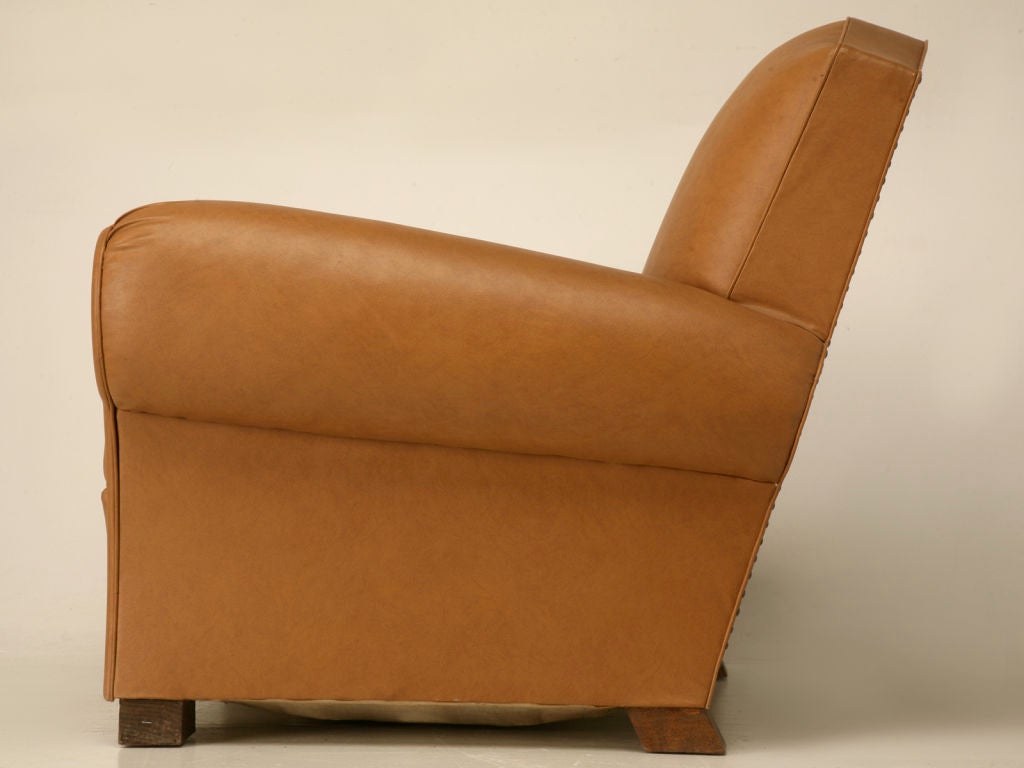 c.1950 Pair of Vintage French Moustache Back Club Chairs 5