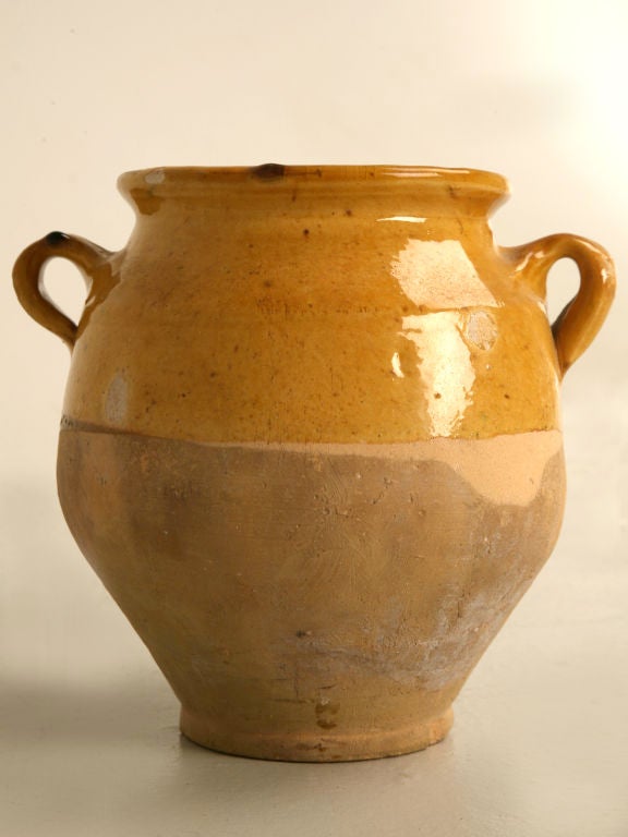 c.1880 Petite Original Antique French Confit Pot