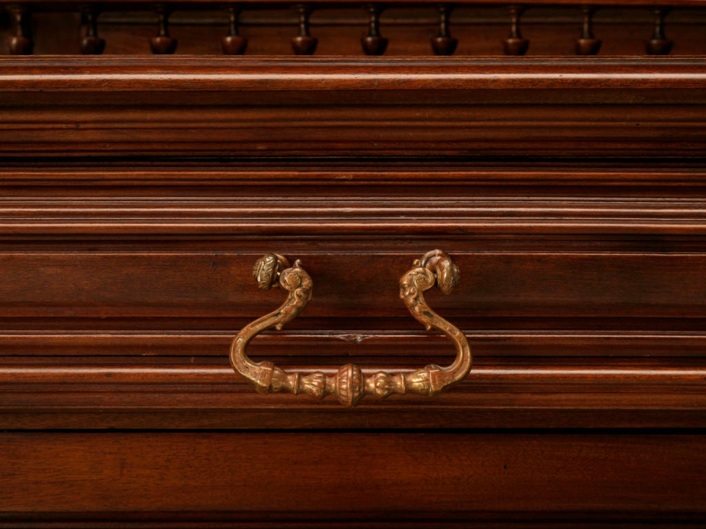c.1880 French Henri II Walnut Cupboard or Hunt Cabinet 4