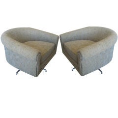 Pair of Mod Swivel  Chairs