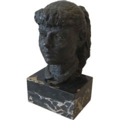 Bronze Bust by Chaim Gross