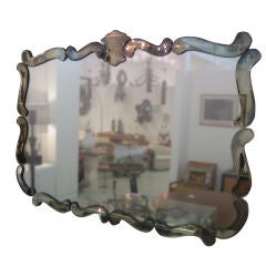 Large Vintage Venetian Mirror
