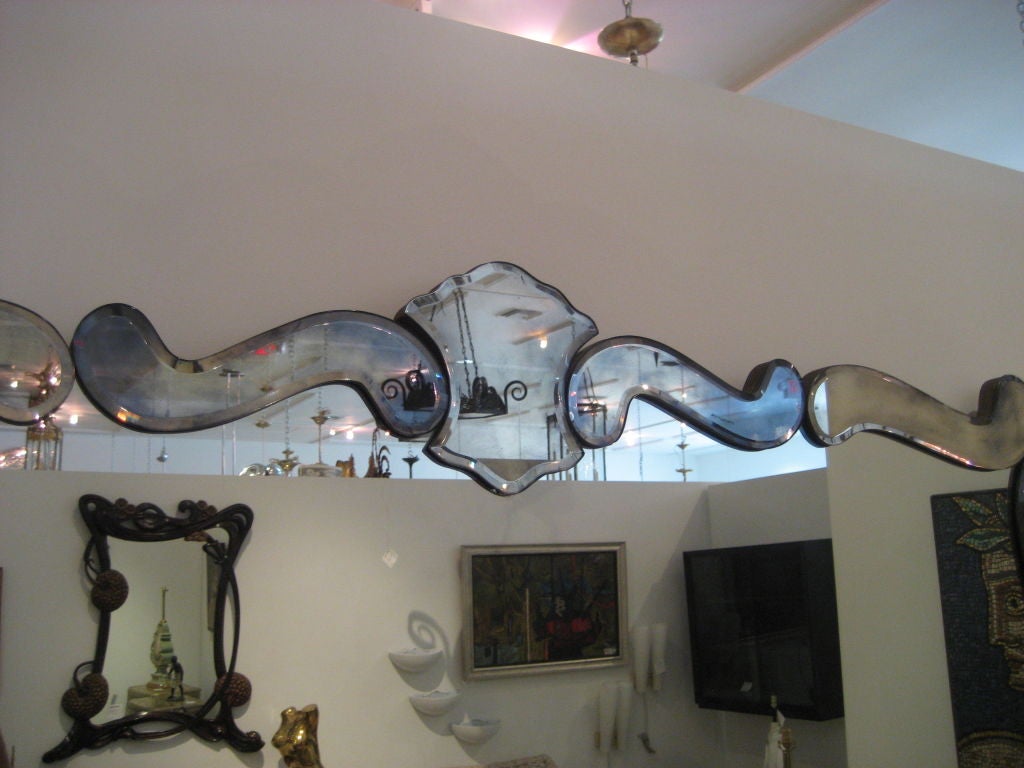 Large Vintage Venetian Mirror