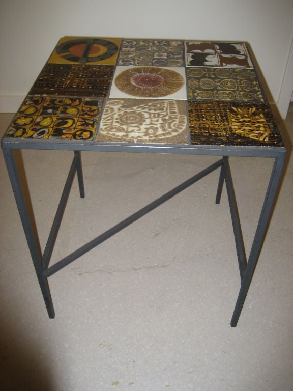 Mid Century Modern Tile Table 5