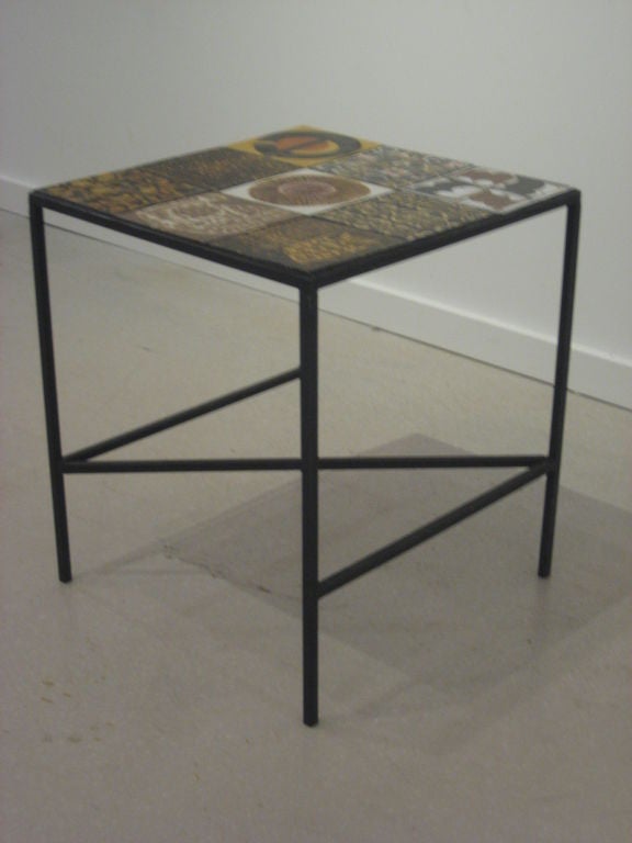 Mid Century Modern Tile Table 4