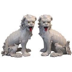 Porcelain Foo Lions