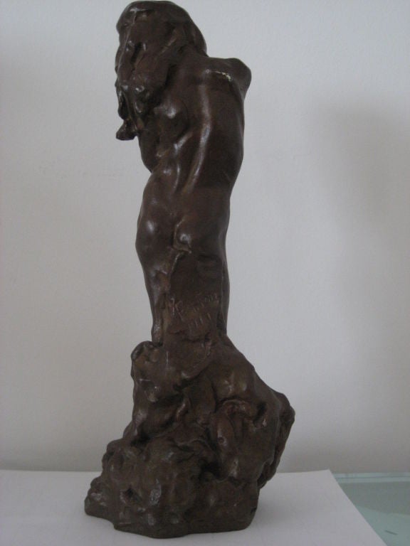 Beatrice Fenton Bronze Sculpture of Girl with Shell 1