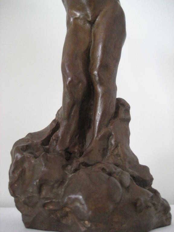 Beatrice Fenton Bronze Sculpture of Girl with Shell 2