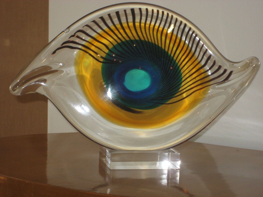 Vintage Murano Glass Evil Eye at 1stDibs murano glass eye sculpture