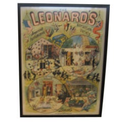 French Stone Lithograph 
Leonards
 Variety Show