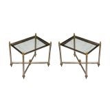 A Pair of Jansen Style Side Tables