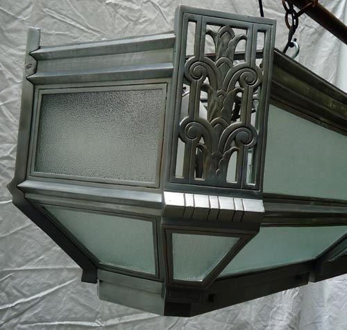 Mid-20th Century An American Art Deco Flush Mounted Ceiling Light
