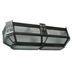 An American Art Deco Flush Mounted Ceiling Light 9