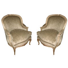 French Louis XV Style Bergeres