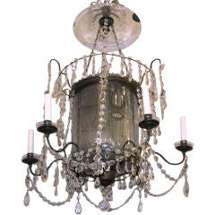 Antique Mercury Silvered Bell Lantern