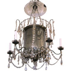 Antique Mercury Silvered Bell Lantern