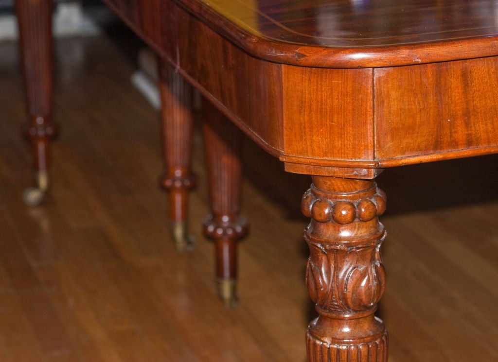 English mahogany dining table