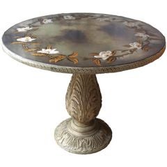Vintage An American Pedestal Base Table