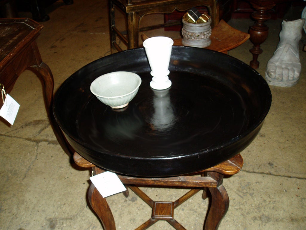 Black Lacquered Tray