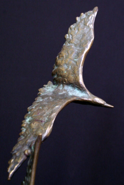 3 Birds Bronze Sculpture by Curtis Jere 3