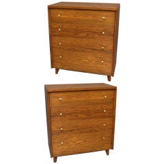 Vintage Pair of Chest of Drawers by Raymond Loewy for Mengel