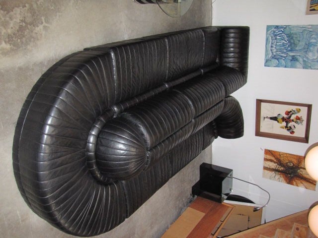modular leather couch