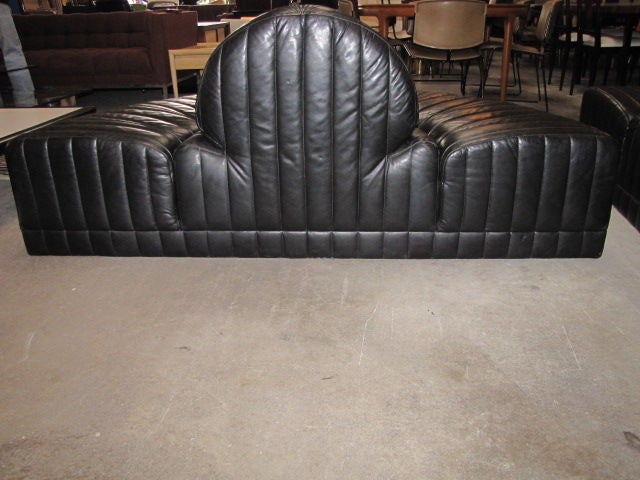 Huge Modular Leather Sectional by Roche  Bobois 3