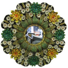Very  Decorative  Floral Mirror