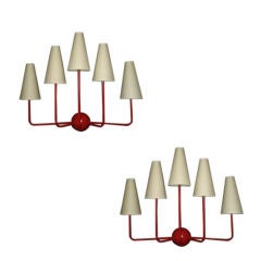 Pair of Sconces after Jean Royere