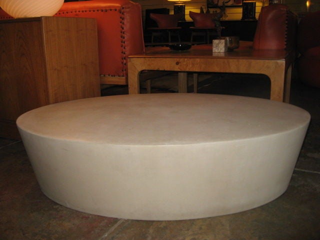 Stone Coffee Table In Colored Ciment By Maya Lin For Knoll At 1stdibs