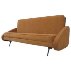 Aerodynamic Shaped French 50s Sofa Bed by Airborn