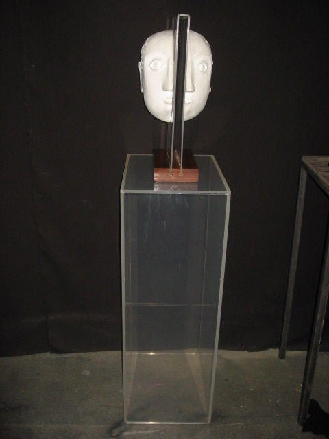 Divided Head of a Man by David Sil Bennington