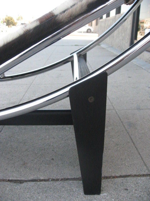 French LC-4 Chaise by Le Corbusier and Charlotte Perriand