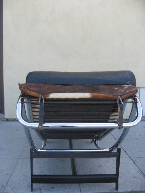 Iron LC-4 Chaise by Le Corbusier and Charlotte Perriand