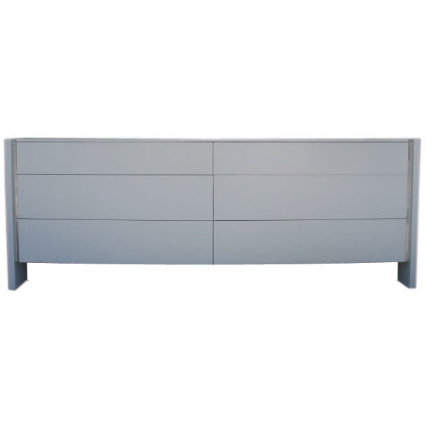 Mid Century Low And Long Six Drawer Dresser By Glenn Of California