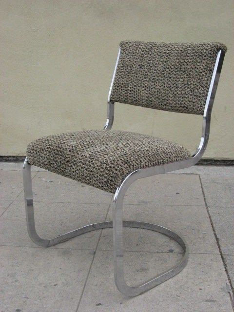 American A Set of  6 Chairs by Milo Baughman