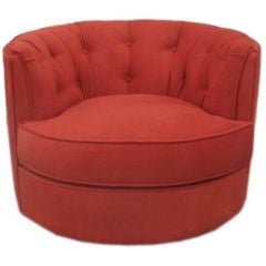 A Milo Baughman Swivel Chair