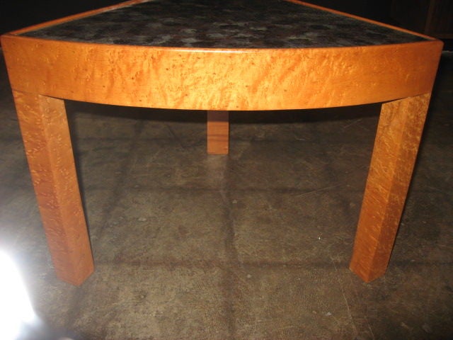 Versatile Reverse - Painted Glass Top Set of 6 Side Tables 4