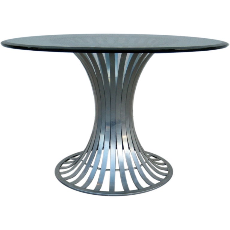 Aluminum Tulip Dining table by Russell Woodard