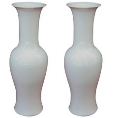 Pair of Porcelain Urn Vases