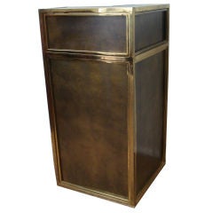 French Brass Free Standing Dry Bar.